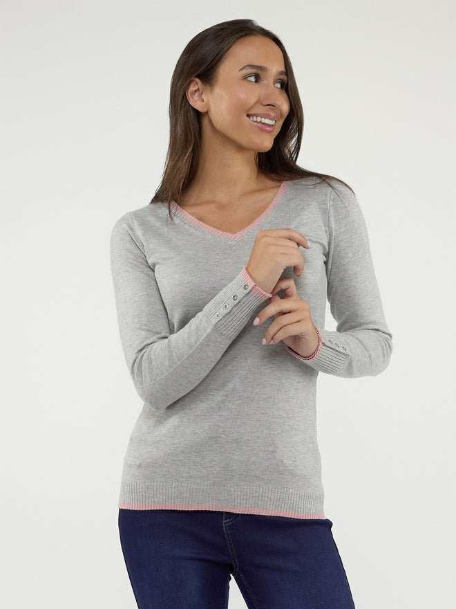Fitted pullover sweater 2025
