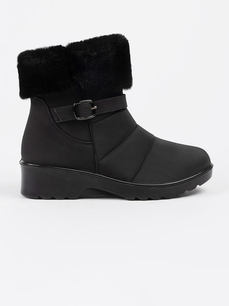 Bottes D'hiver Totes – Femme – Noires – Orteils Carrés – Taille US 8.5 – Occasion