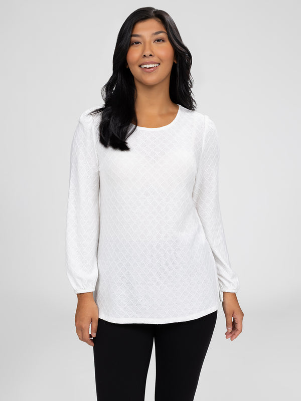 Tunique en tricot à manches longues