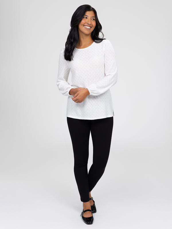 Tunique en tricot à manches longues