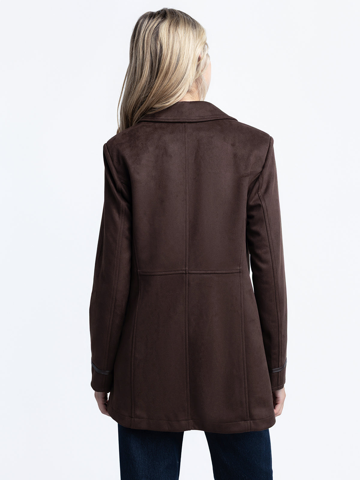 Veste longue semi-ajustée