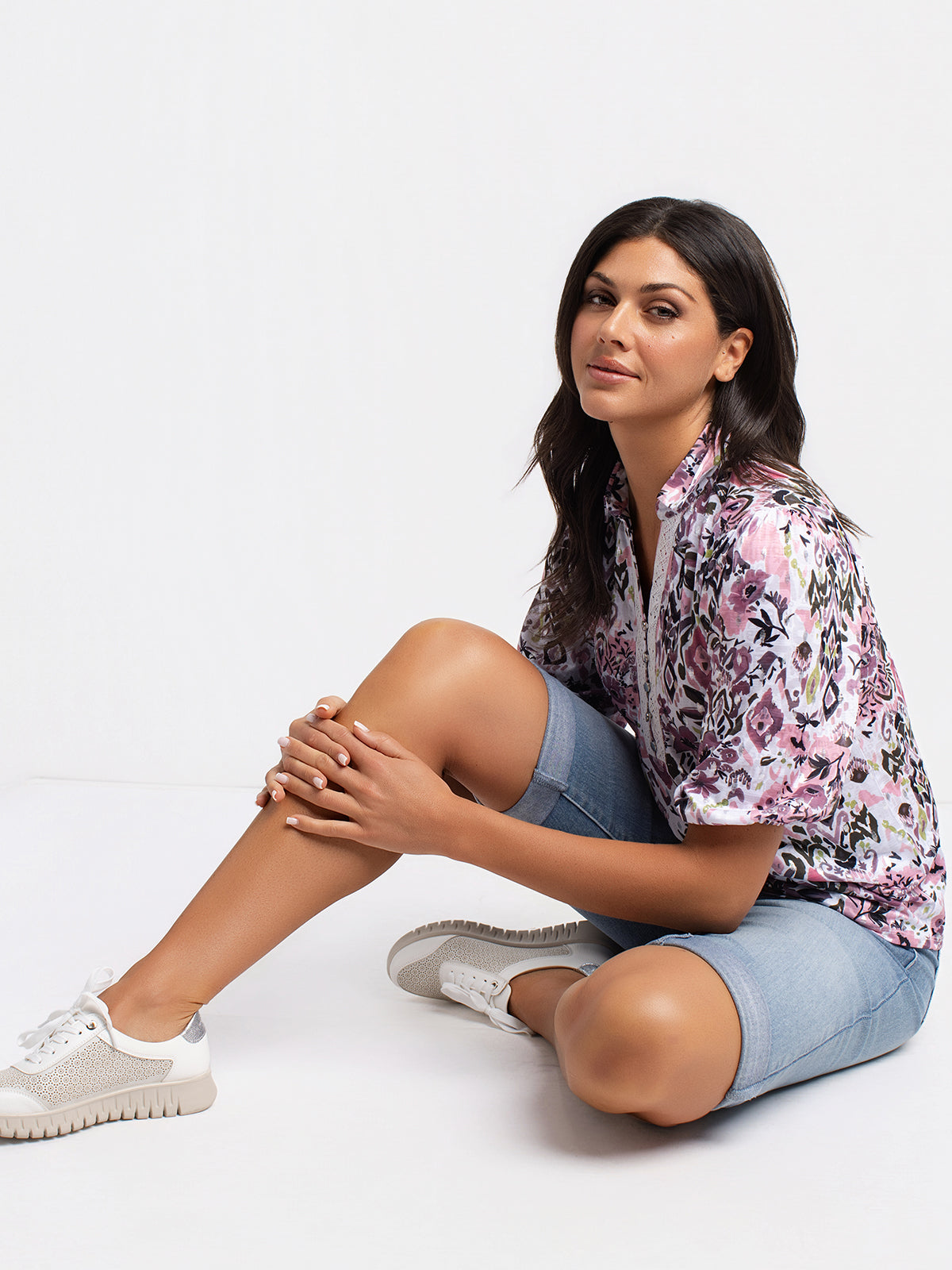 T-shirt à manches 3/4