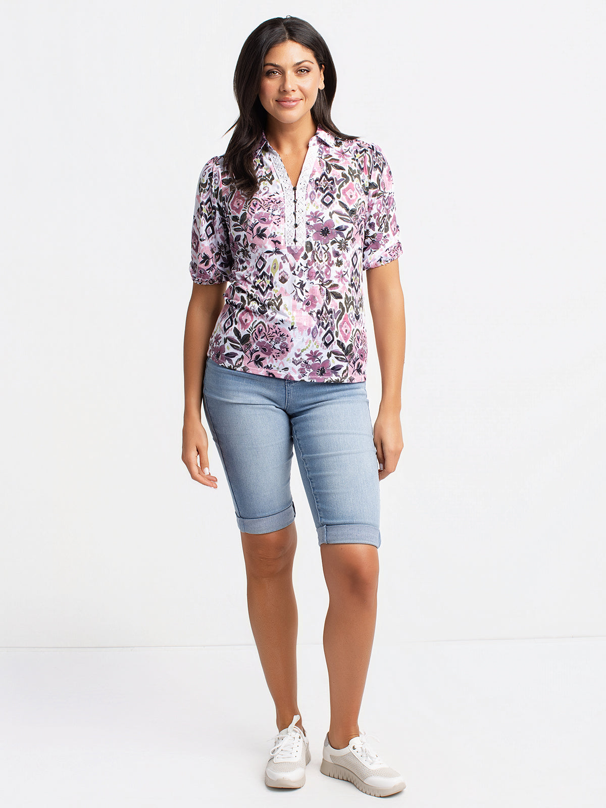 T-shirt à manches 3/4