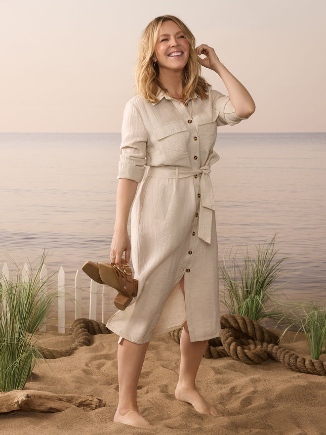 Straight mid-calf dress – Marie Claire
