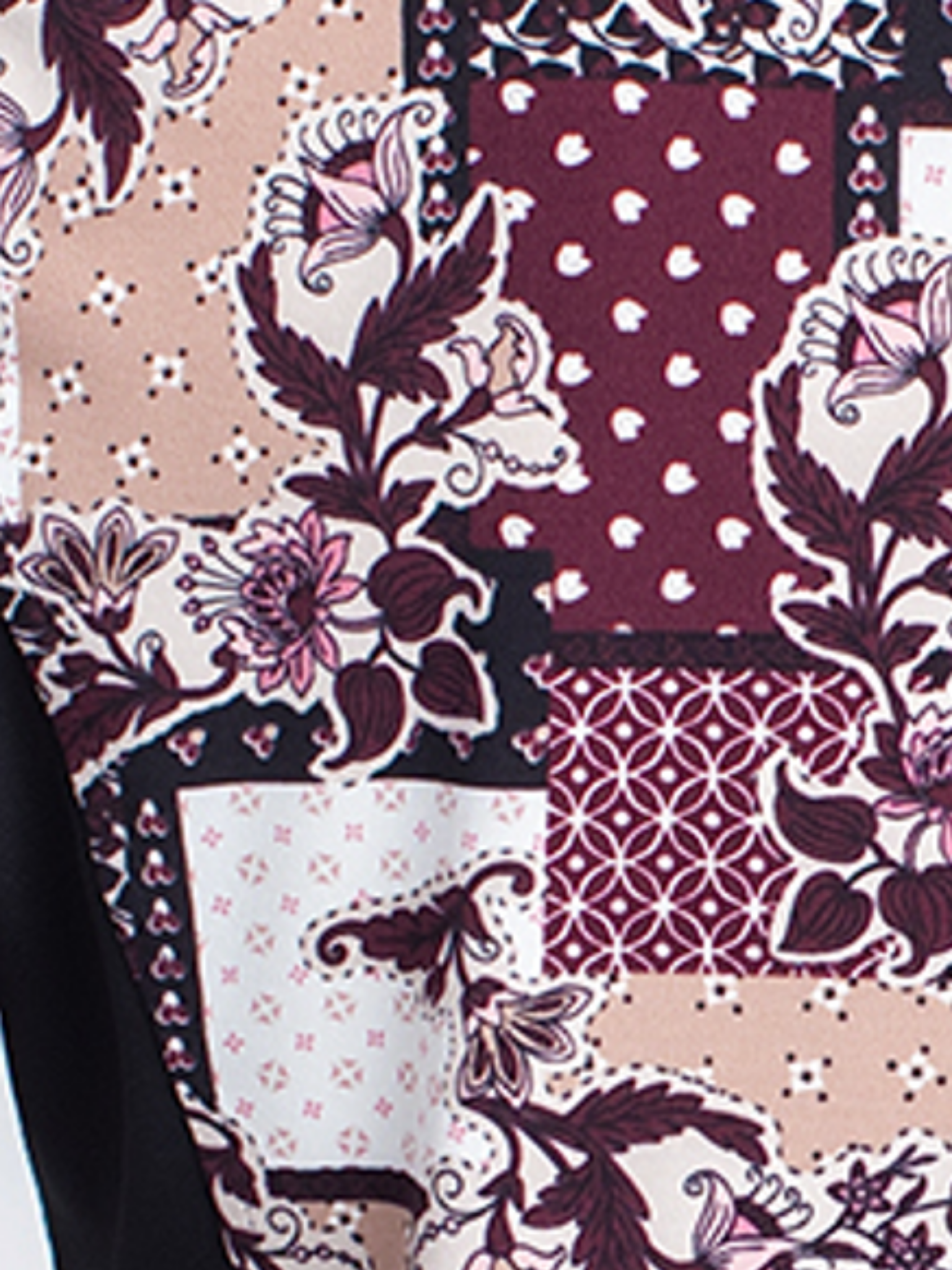 Blouse à manches 3/4 avec boutons