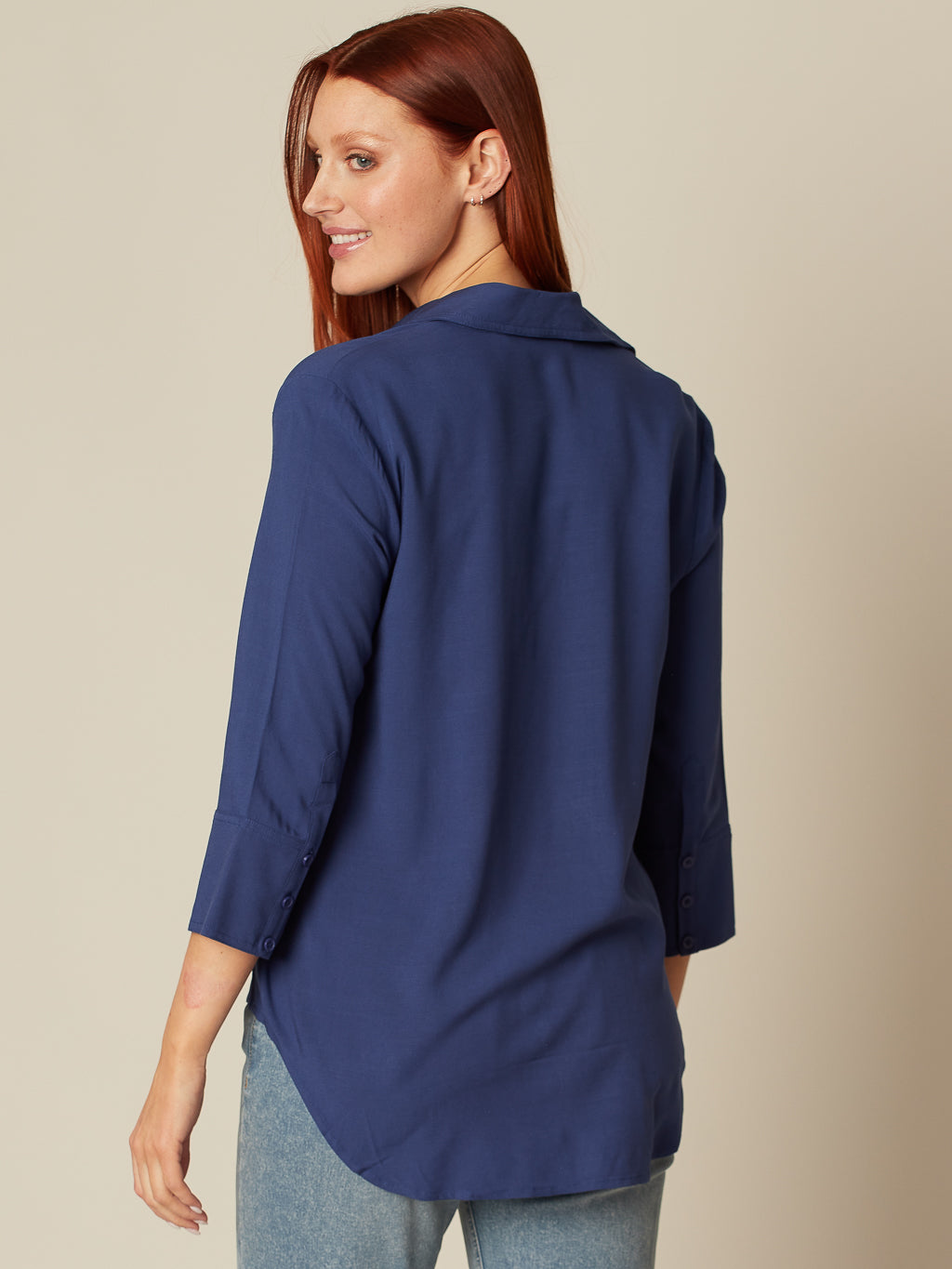 3/4-sleeve tunic