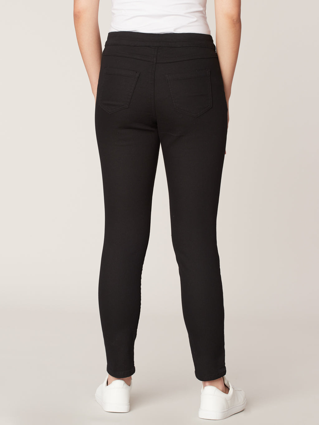 Jean skinny semi-ajusté à enfiler