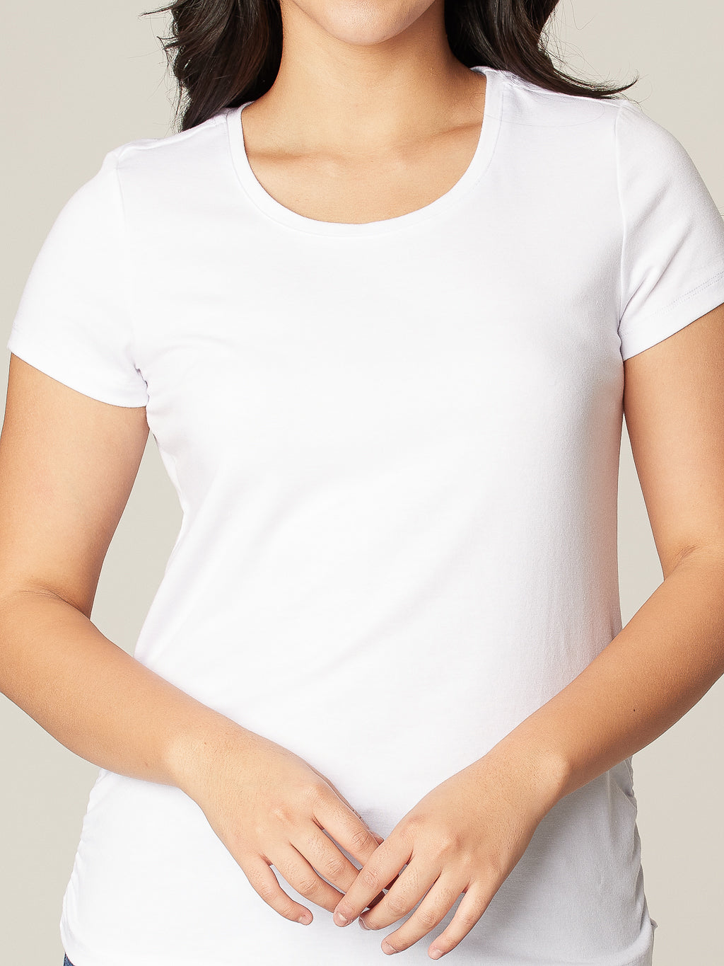 T-shirt avec détails plissés
