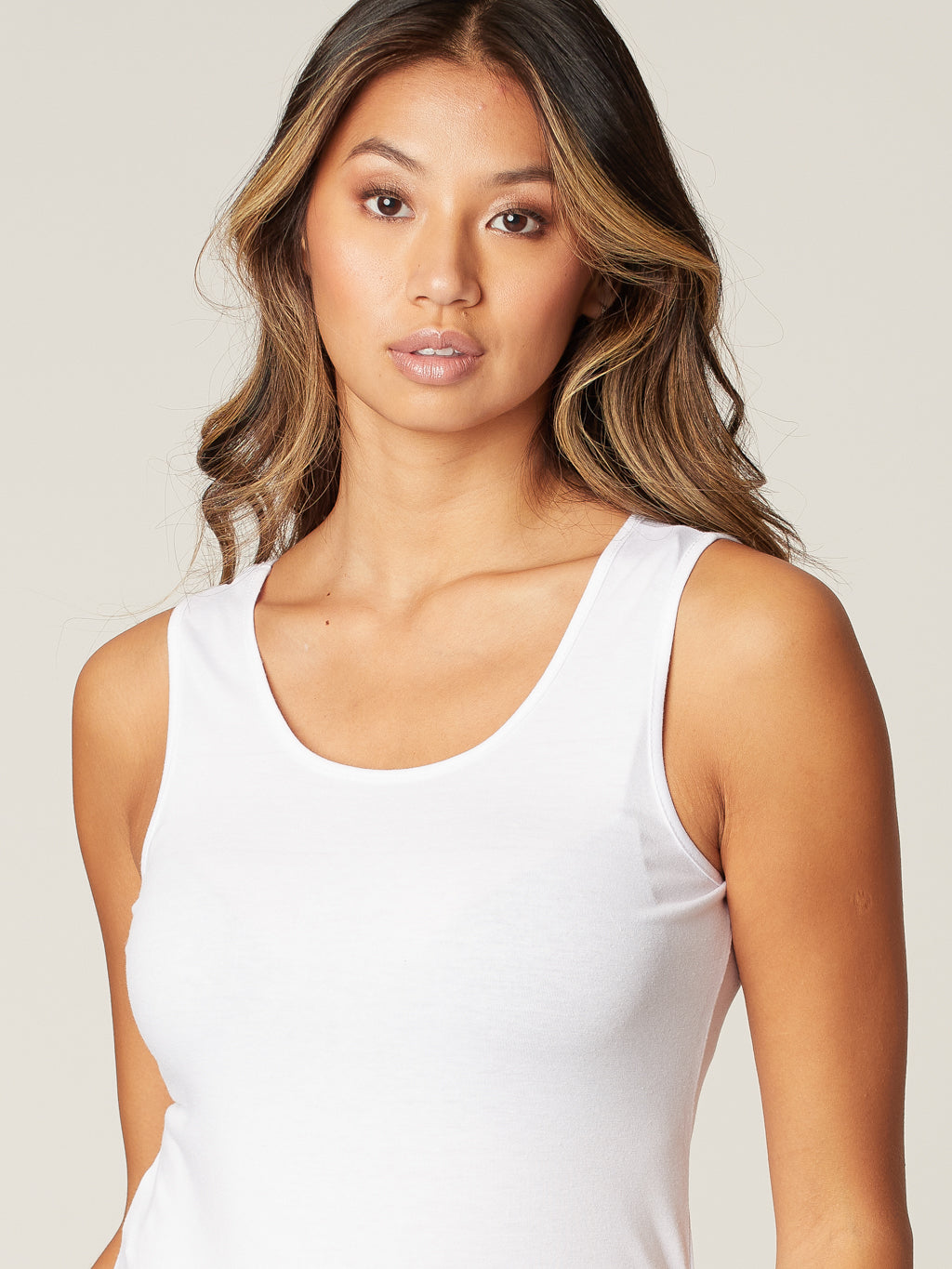 Reversible tank top with drawstrings
