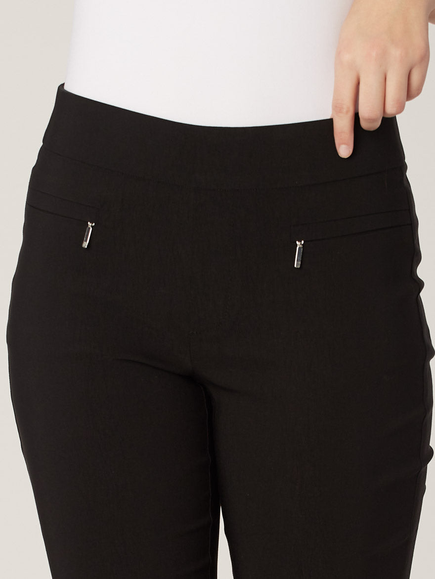 Narrow fitted pull-on capri