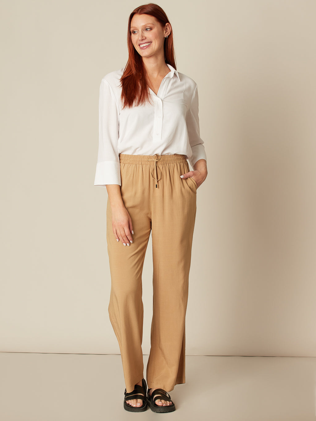 3/4-sleeve tunic