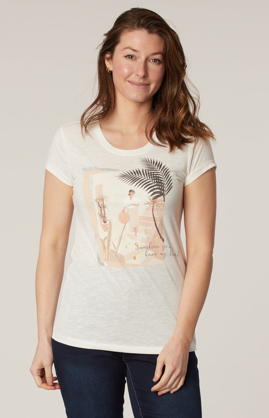 Short-sleeve fitted t-shirt