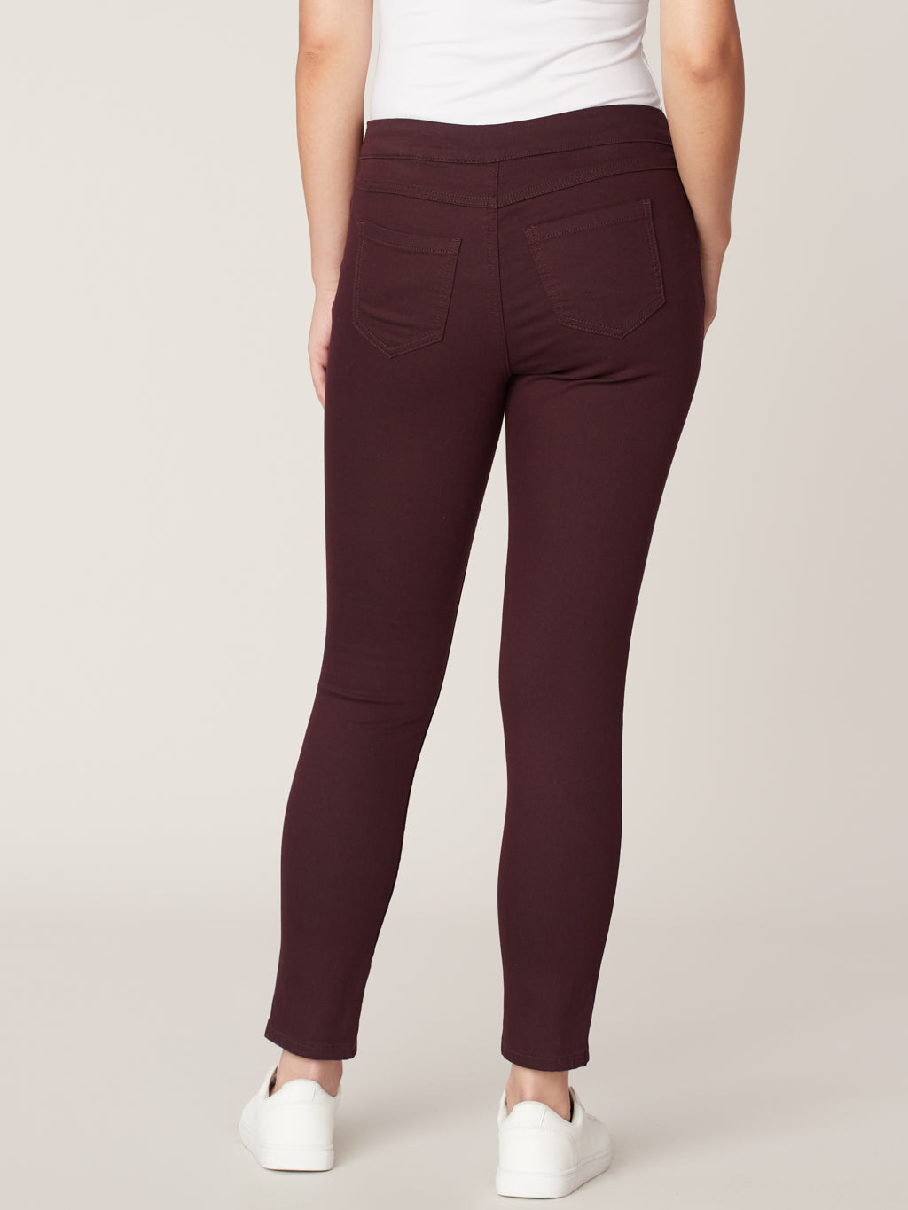 Jean skinny semi-ajusté à enfiler