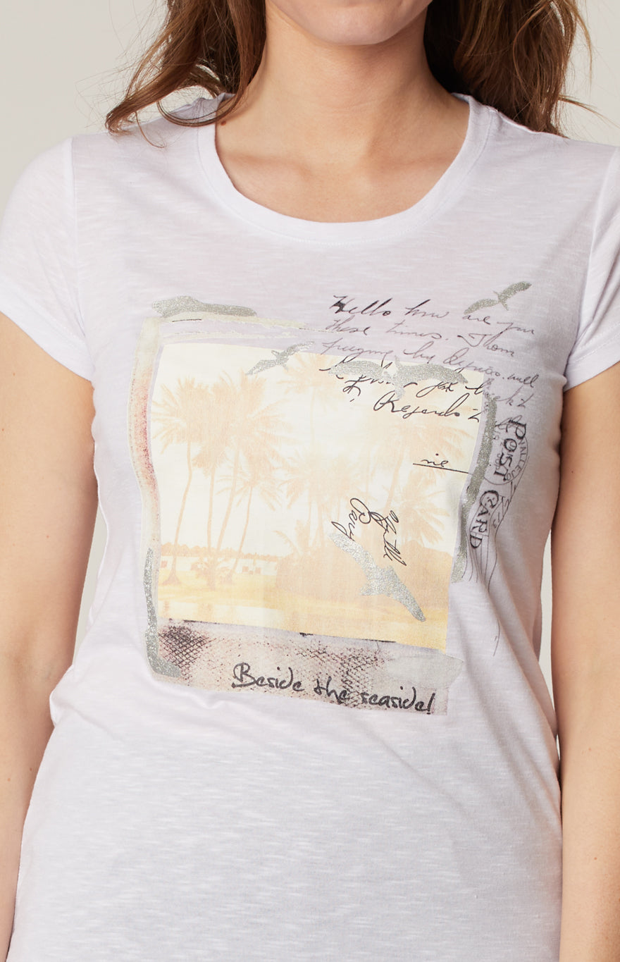 Short-sleeve fitted t-shirt