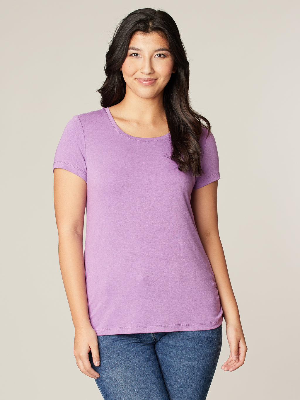 T-shirt avec détails plissés
