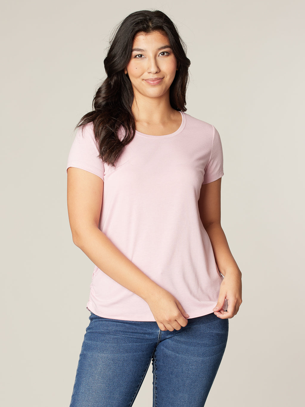 T-shirt avec détails plissés