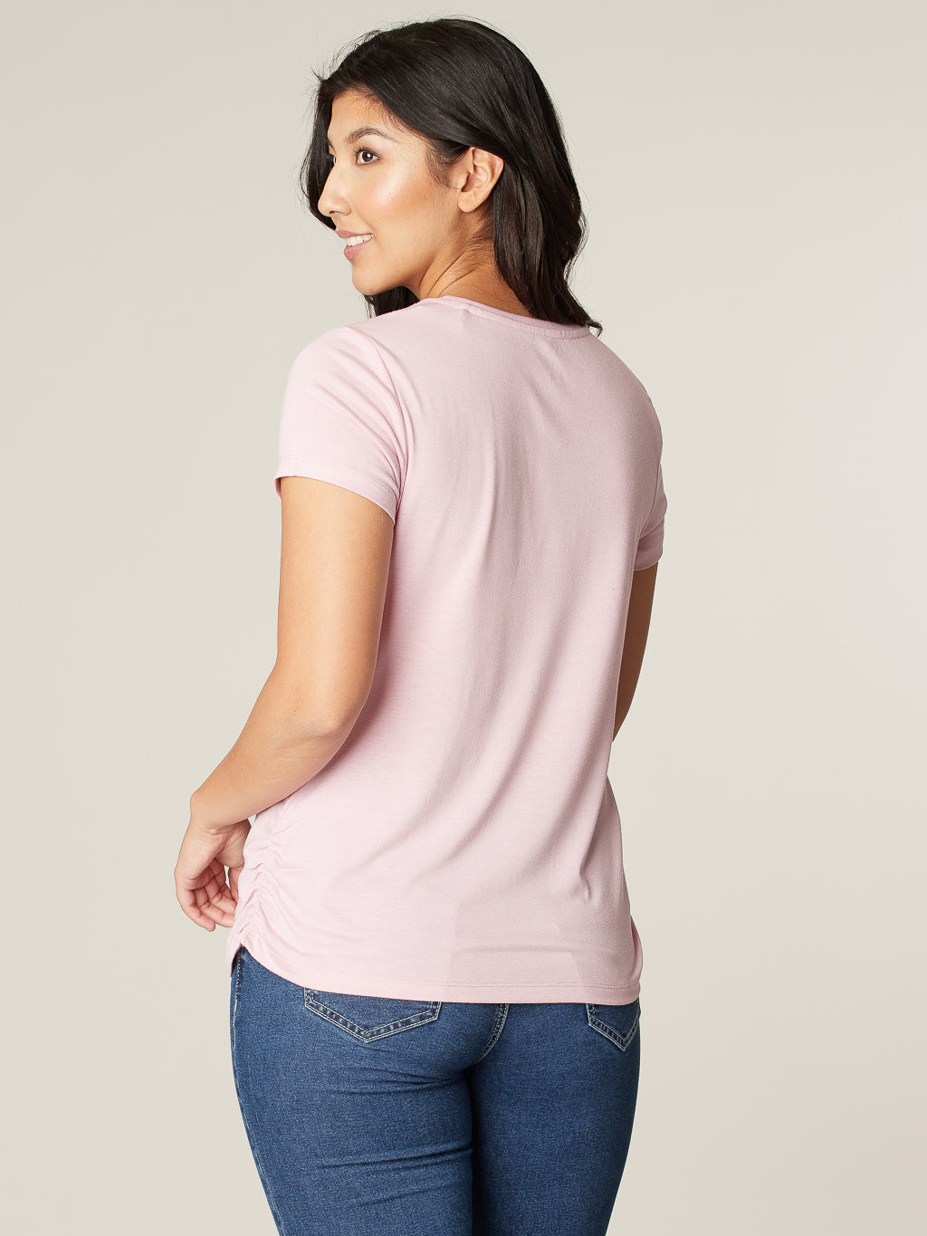 T-shirt avec détails plissés