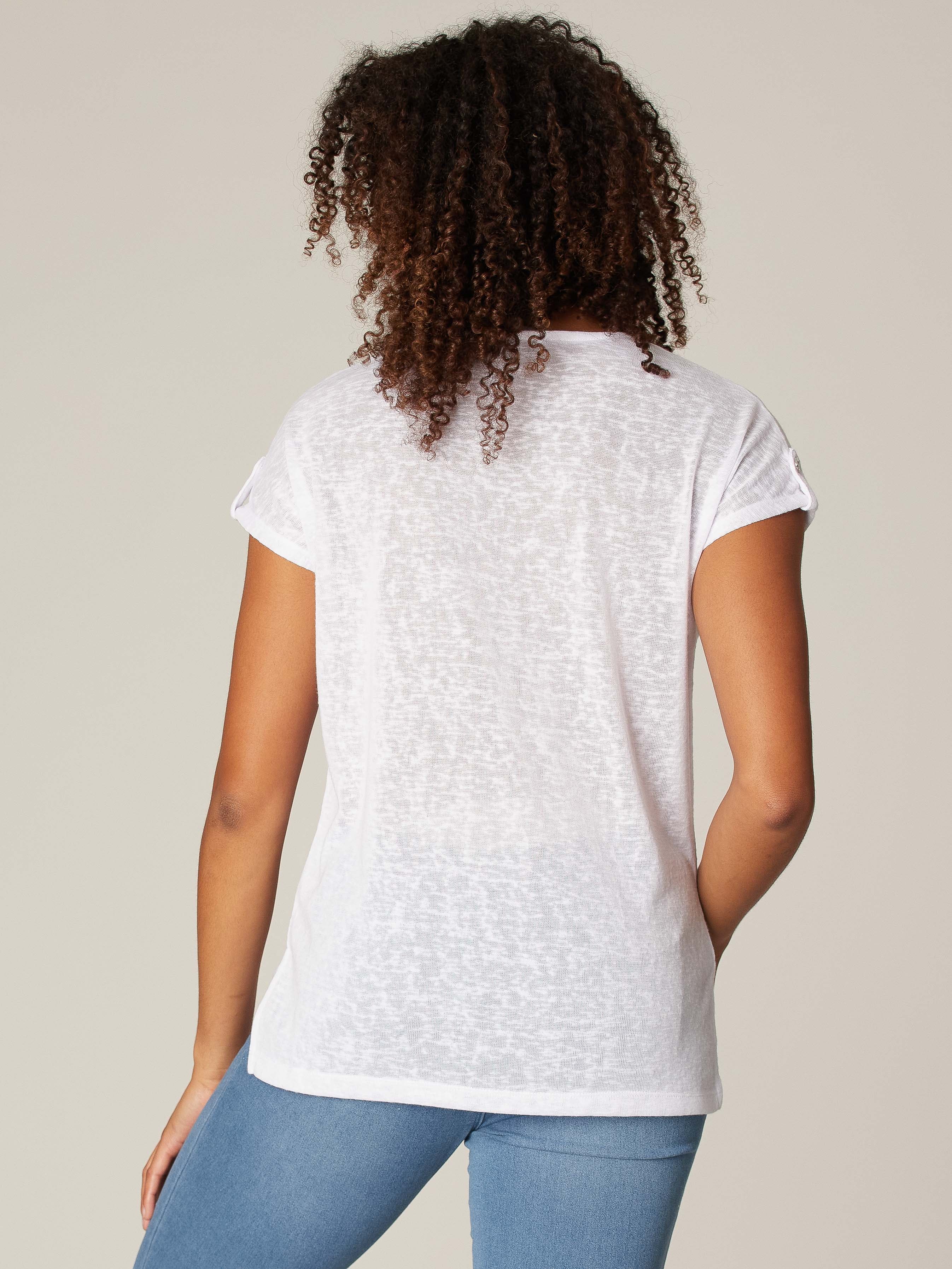 Short-sleeve loose tunic