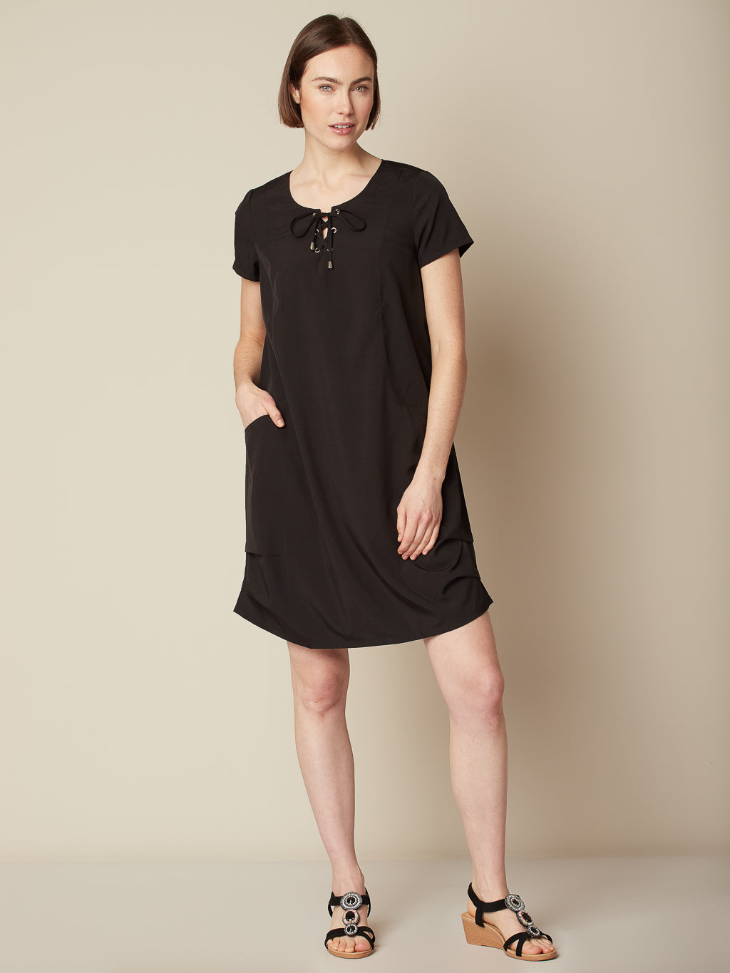 Robe droite midi